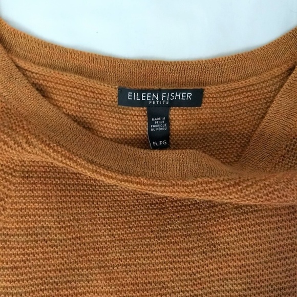 🌼Eileen Fisher Burnt Orange Sweater *As Is* - Picture 2 of 4